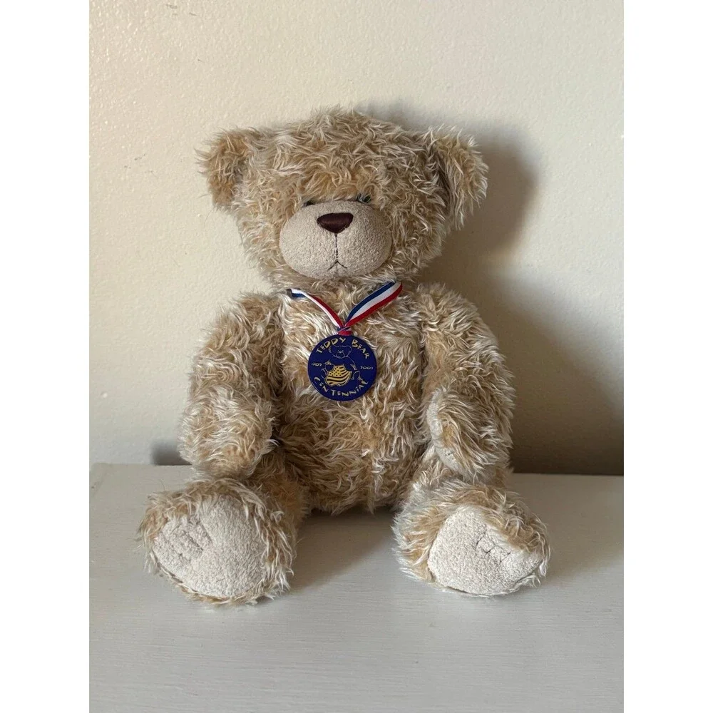 Vtg Build-A-Bear centennial collection teddy bear BABW plush 16” limited edition